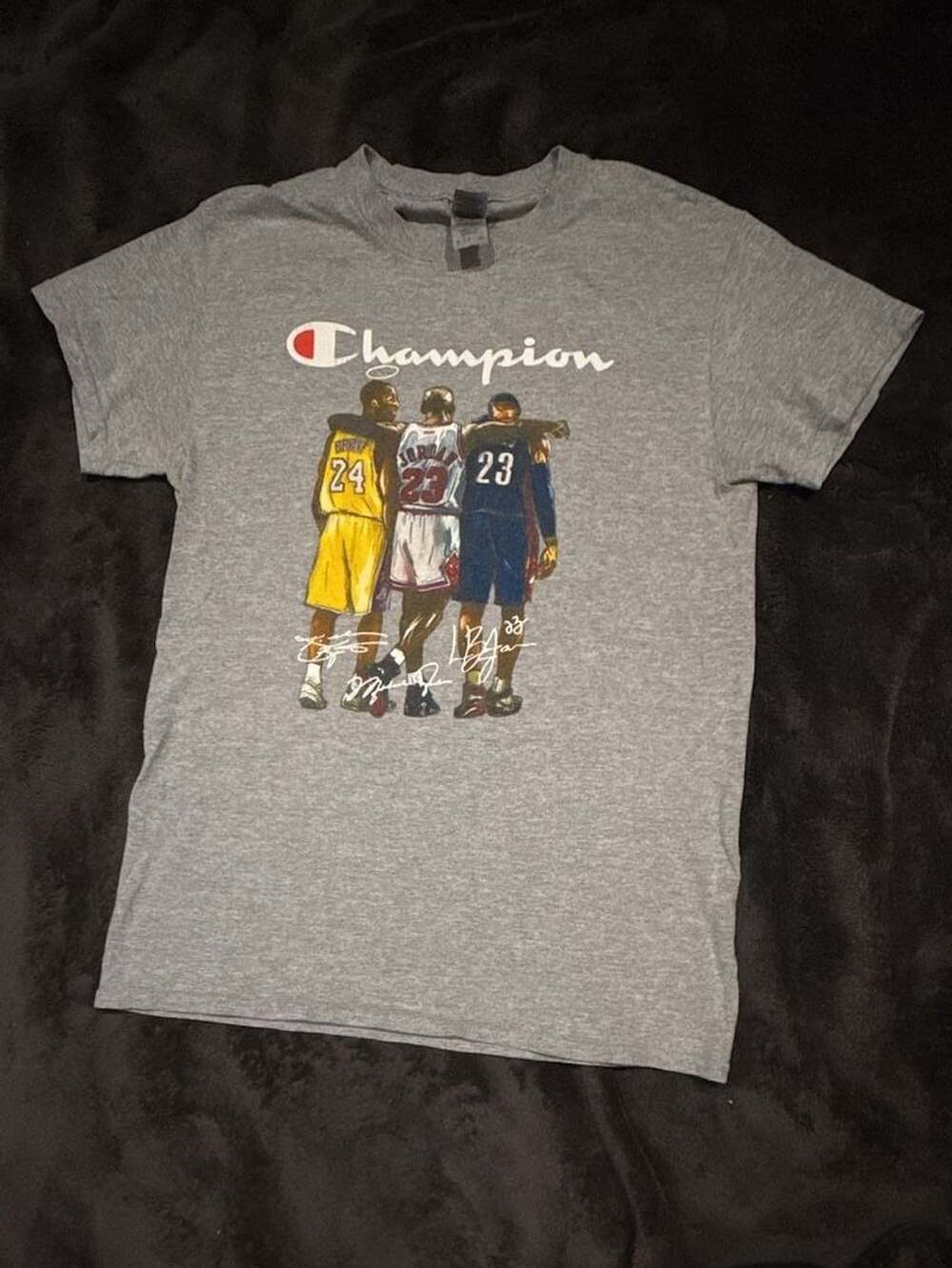 Gildan Heavy Cotton Champion LeBron James Michael Jordan Kobe Bryant Signatures